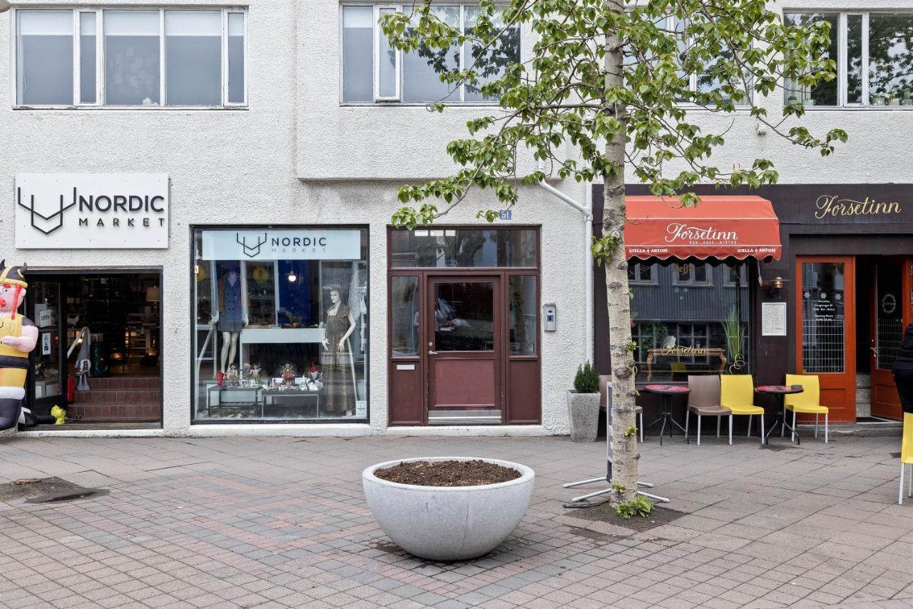 Down Town Rvk Shopping Street Living Lejlighed Reykjavík Eksteriør billede